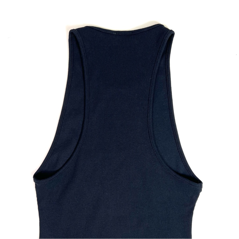 Intimately by Free People Brexley Ribbed Thong Bodysuit Black Size Small - Picture 8 of 15